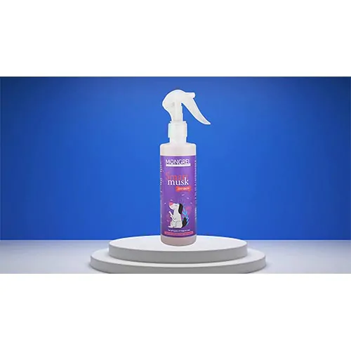 Mongrel Healthcare Smart Musk Dry Bath Waterless Spray Dog Shampoo 250ml