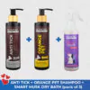 Anti tick + orange pet + smart musk shampoo