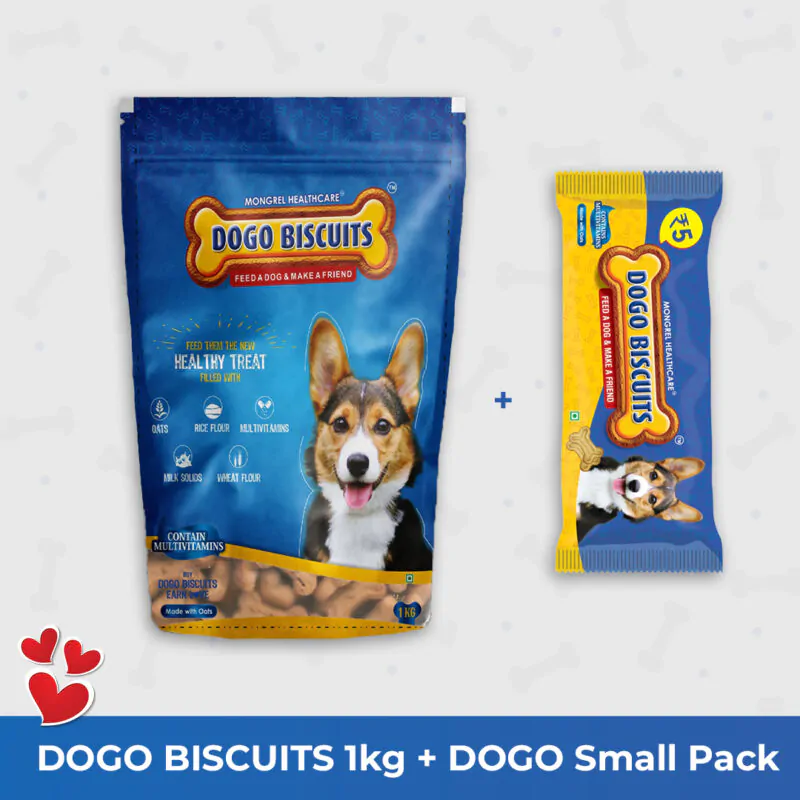 Dogo biscuit 1kg + small pack